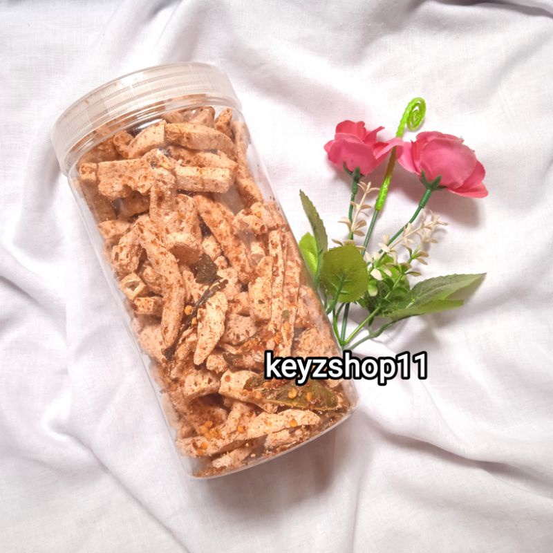 

KERIPIK BASRENG STIK PEDAS DAUN JERUK KEMASAN TOPLES 1000ML