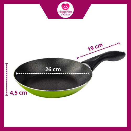 Frypan Kirin Sasando 26cm Teflon Goreng Anti Lengket Wajan Fry Pan 26 Non Stick Coating Kirin Wajan