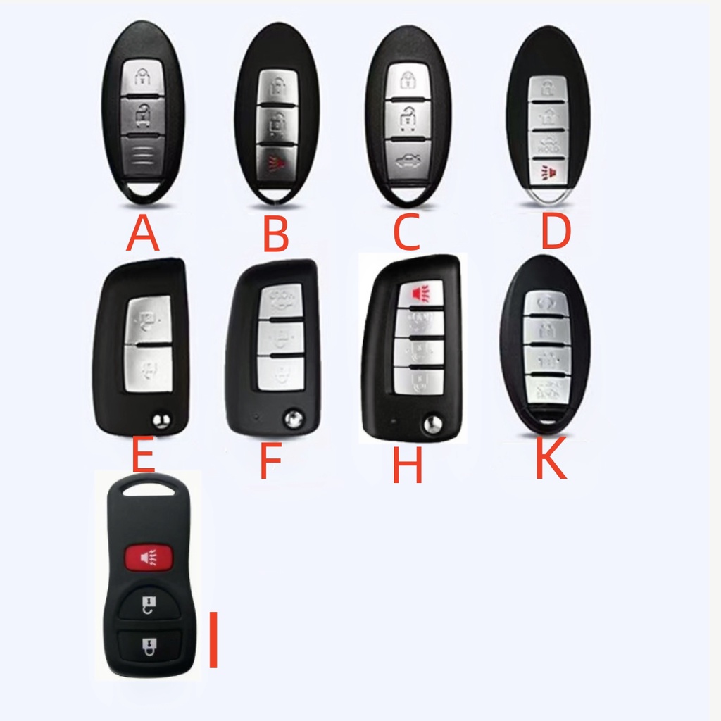 Nissan Almera/Livina/Teana/X-Trail Keyless/Key Less/Smart Entry Leather Key Cover/Push Start Remote