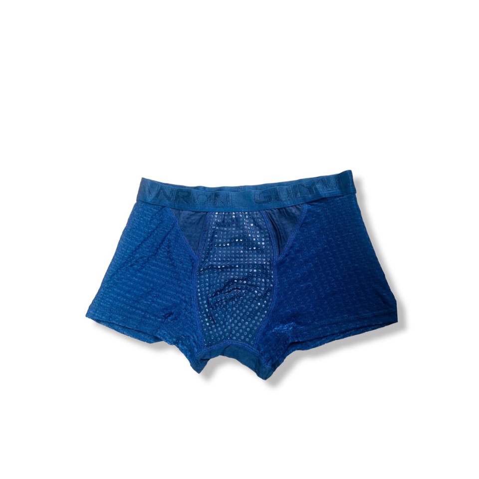 Hot Promo MAGNETIC THERAPY HEALTH CARE BOXER Pakaian Dalam GUIYUANRON Peningkatan Fisiologis Magnet New Celana Dalam Pria Keren Sederhana Celana Boxer Berongga CD Magnet