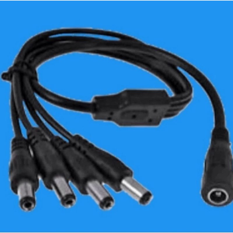 Kabel Power Adaptor Cabang 4 Sambungan Panjang 40 Cm