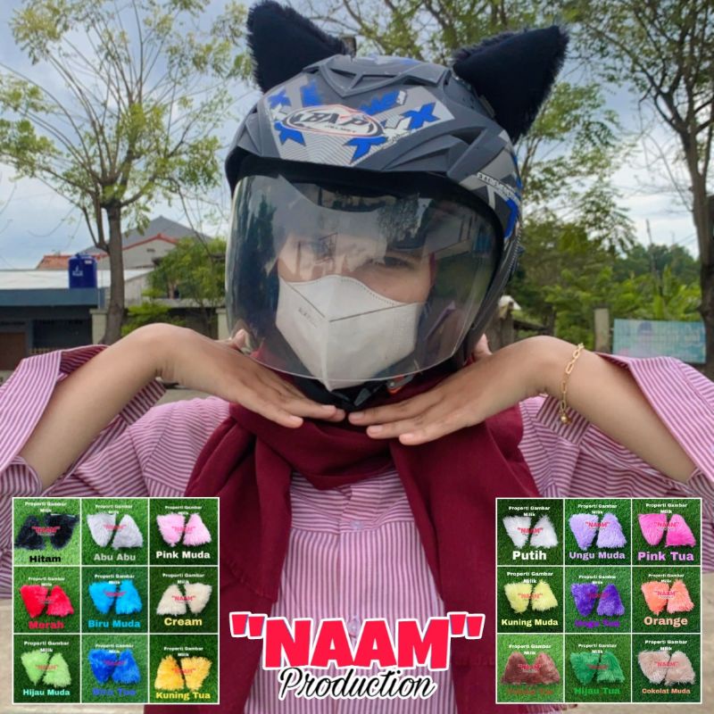 Kuping Helm, Kuping Kucing Helm, Kuping Helm Bogo, Kuping Helm Halfface