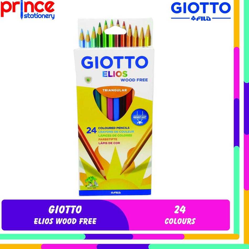 

한국 GIOTTO ELIOS WOOD FREE 24 COLOURS / PENSIL WARNA GIOTTO ELIOS 24 WARNA Best!!