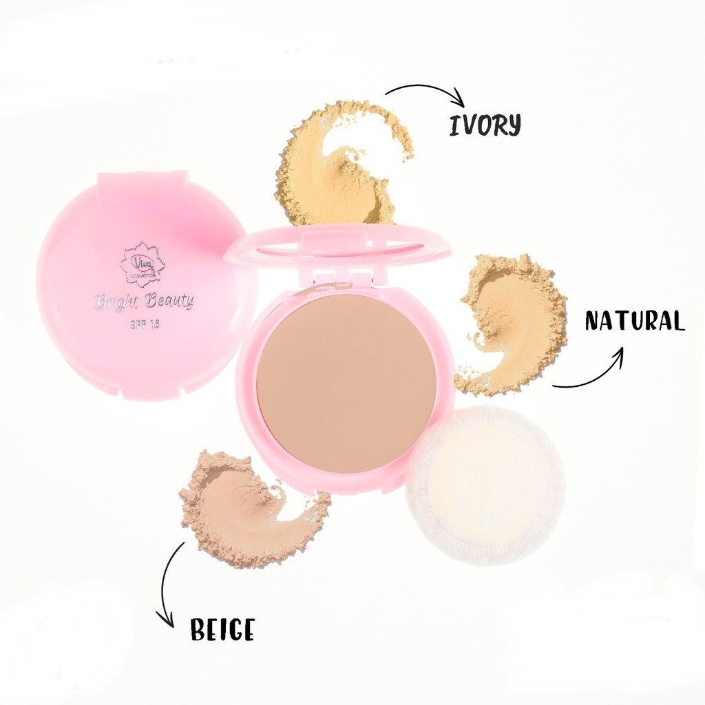 ✿ MADAME ✿ [ORIGINAL] VIVA BRIGHT  BEAUTY COMPACT POWDER SPF15 | BEDAK PADAT VIVA