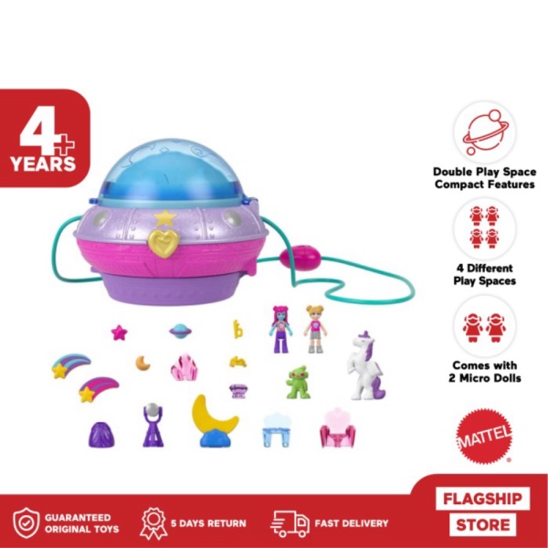 

Space Pocket Mainan - Double Polly Promo Perempuan Boneka Berkualitas Compact Anak Play