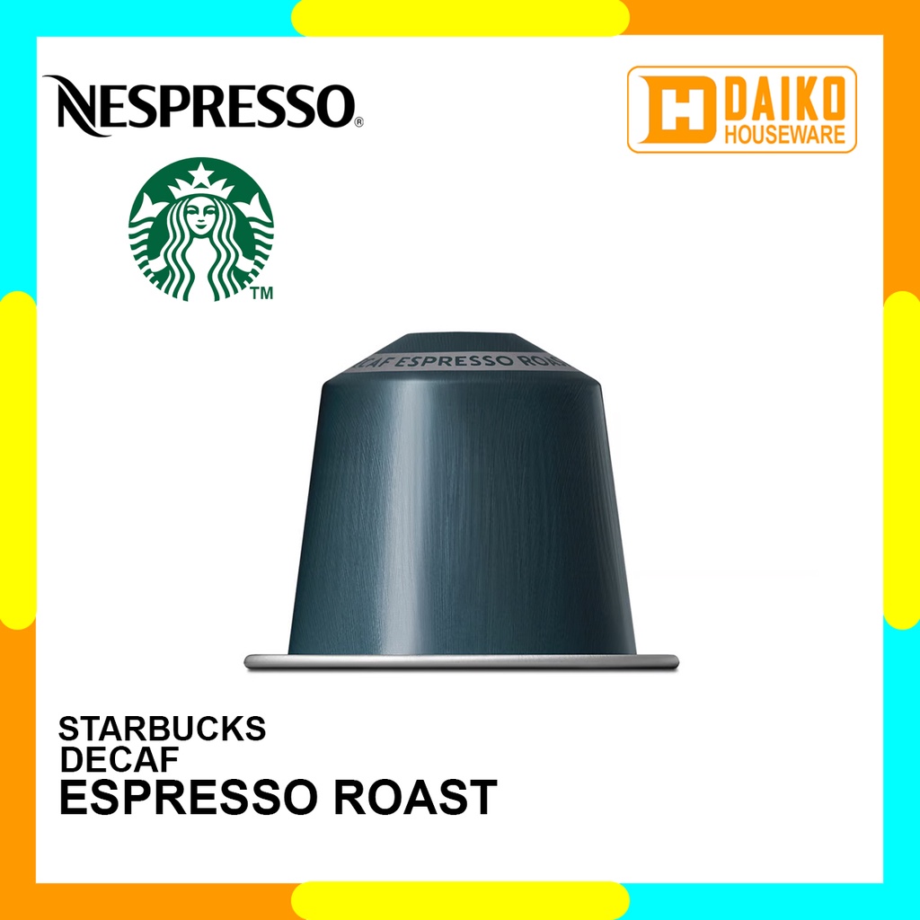 Starbucks Capsule By Nespresso Decaf Espresso Roast Coffee Capsules