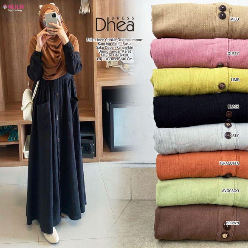 dress wanita dhea maxy by Alila