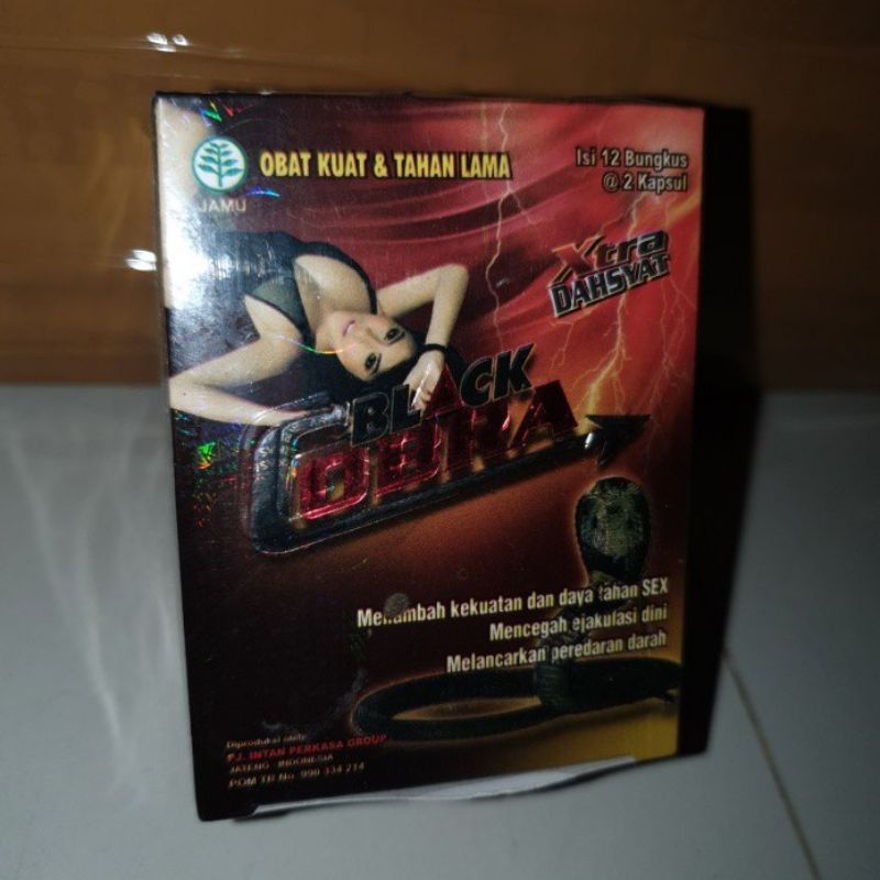 Kapsul (Cobra) Black Original Asli Jamu Kesehatan