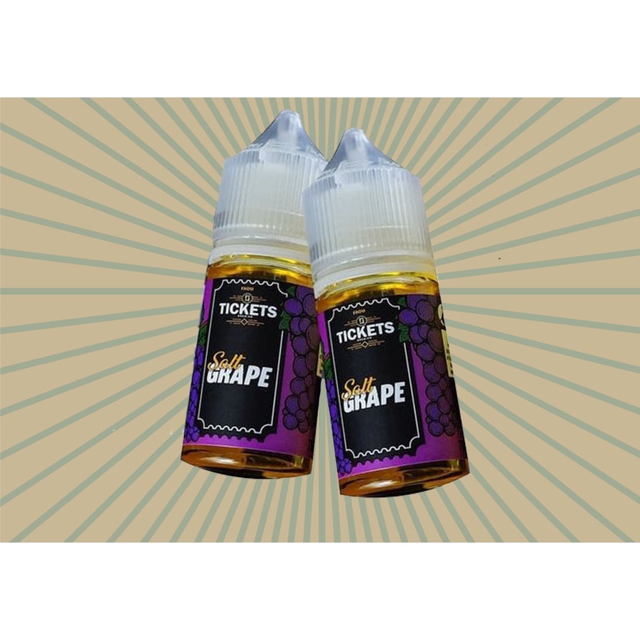 100% AUTHENTIC LIQUID TICKETS GRAPE 30ML 35MG SALT