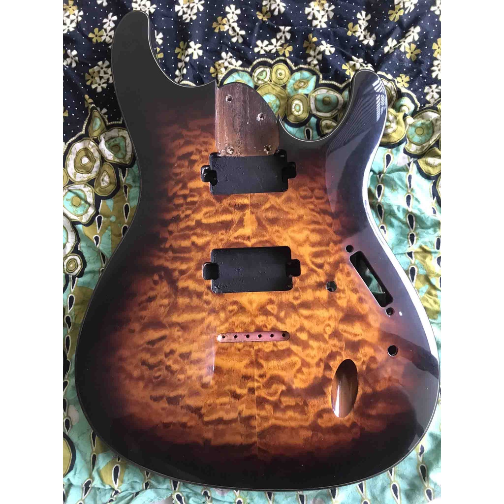 Original Body Ibanez S621QM S Series Guitar 621 Qm Quilted Maple Veneer Gitar Ori