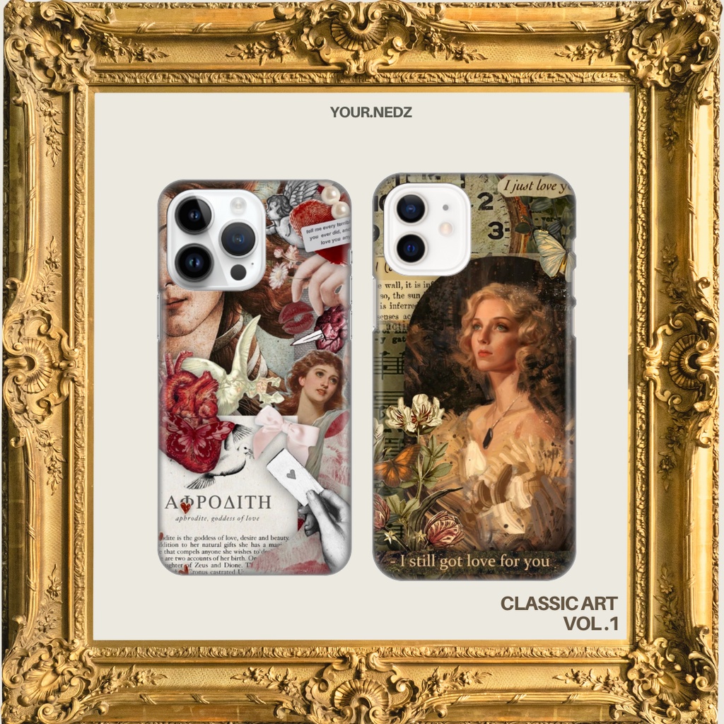 Classic Art Case Iphone Android Aesthetic Vintage
