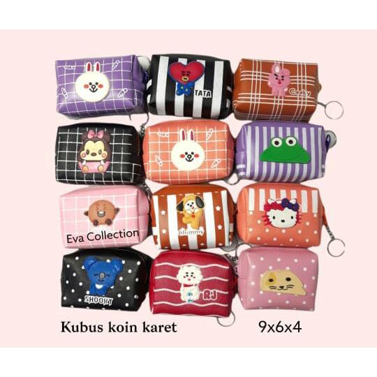 PAKET USAHA (ISI 12 PCS)DOMPET KOIN KARET/dompet koin mini/dompet koin lucu/dompet koin wanita/dompe