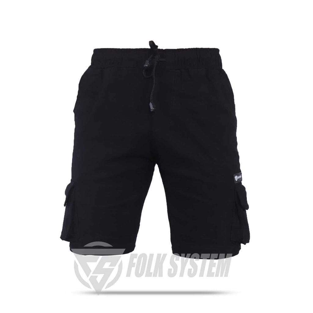 Celana jogger cargo panjang pendek original folksystem