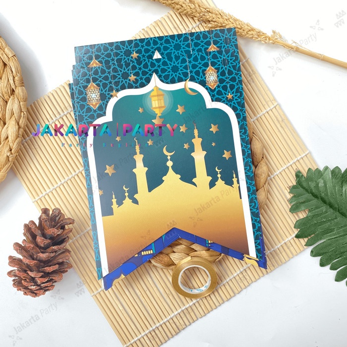 Bunting Flag Ramadhan / Banner Ramadan Mubarak / Banner Flag Lebaran