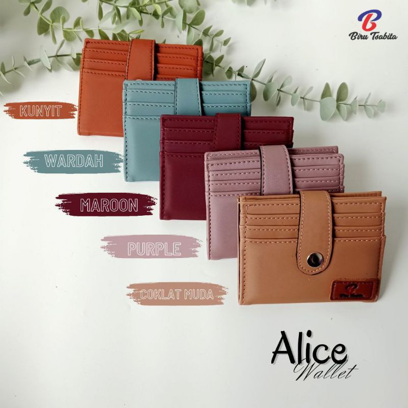 Dompet Alice by biru tsabita // dompet kartu biru tsabita