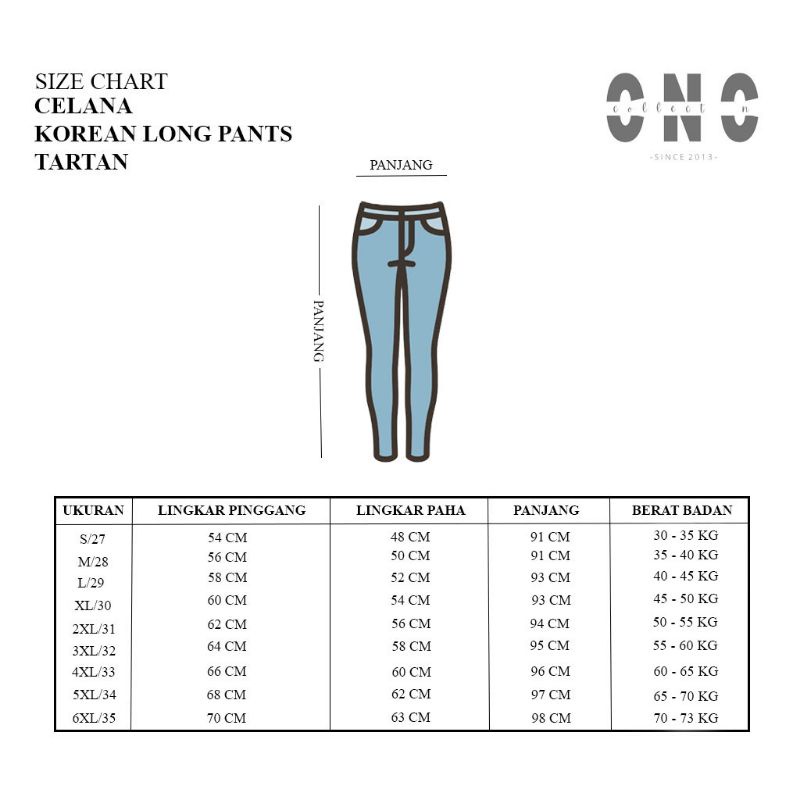 Celana Motif Kotak-Kotak | Tartan Pants Wanita