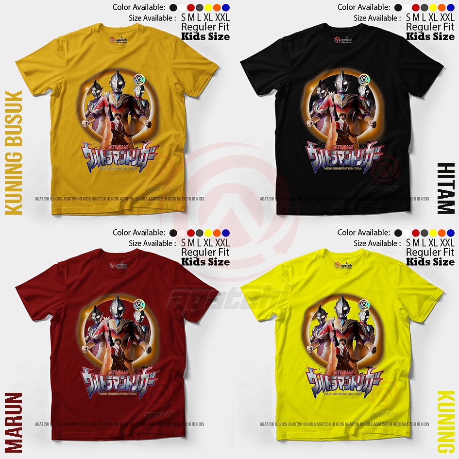 Baju Kaos Atasan Anak Laki - Laki Agatchi Motif Ultraman Triger