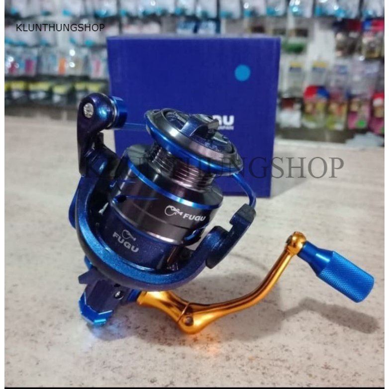 KLUNTHUNGSHOP REEL SPINNING POWER HANDLE FUGU NIDJI 1000 METAL HANDLE MURAH LARIS SEMARANG