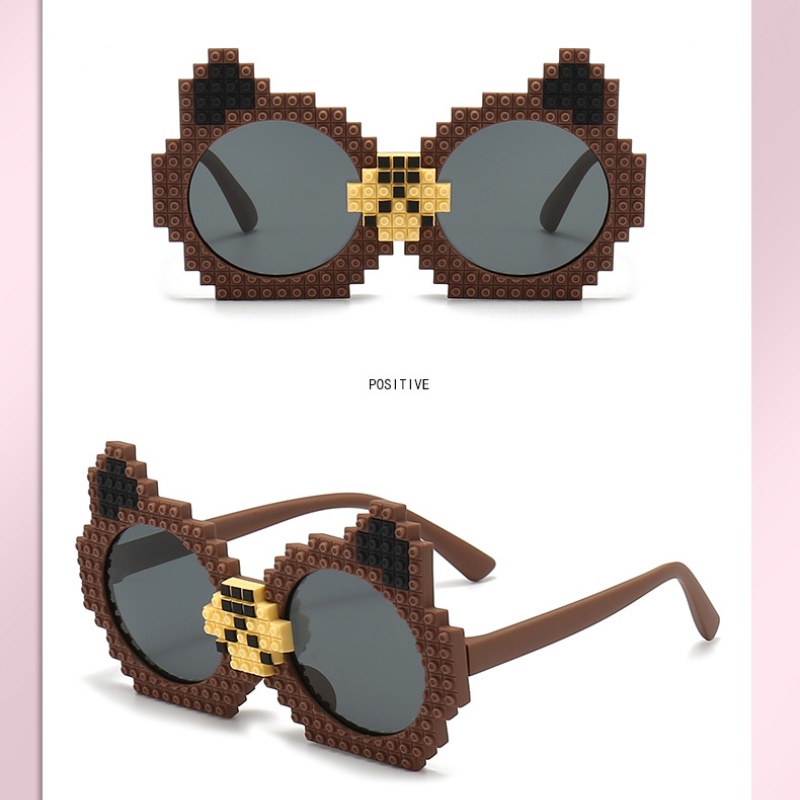 Kacamata Hitam Anak Silikon Polarized Lovely Shape Shades
