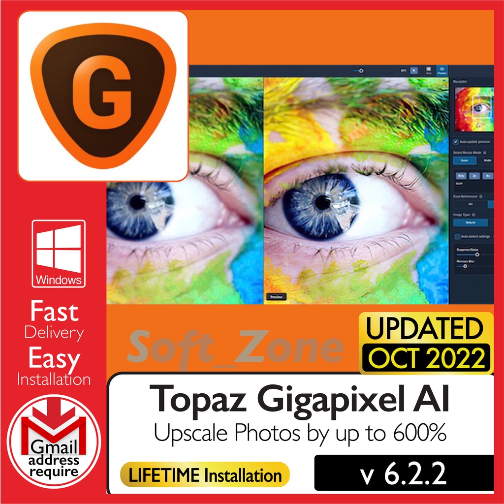 

Tpz Ggpxl AI v6.2.2 - Upscl Phts by p t 600% & Fll In Dtls [WINDOWS x64 | BgSr / Mntry Spprt]