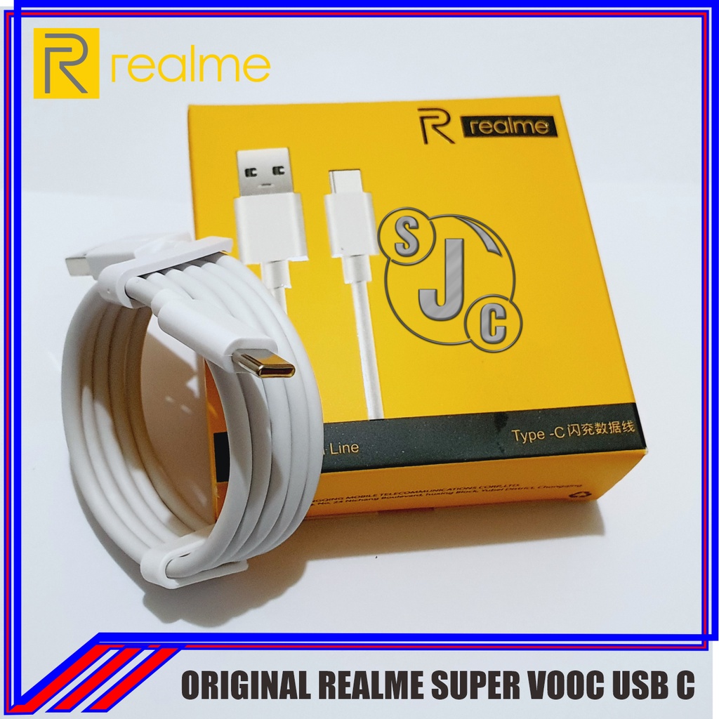Kabel Data Realme 6 6 Pro USB C SUPER VOOC Original 100%