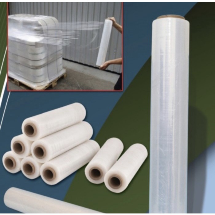 Wrapped Plastik Wrapping / Stretch Film / Plastik Wrapping Barang