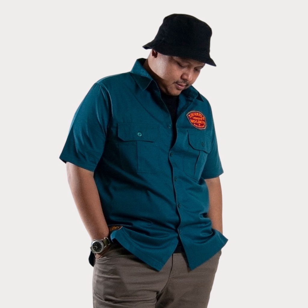 Kemeja Tactical Big Size Pria Big Oret / Engine 03