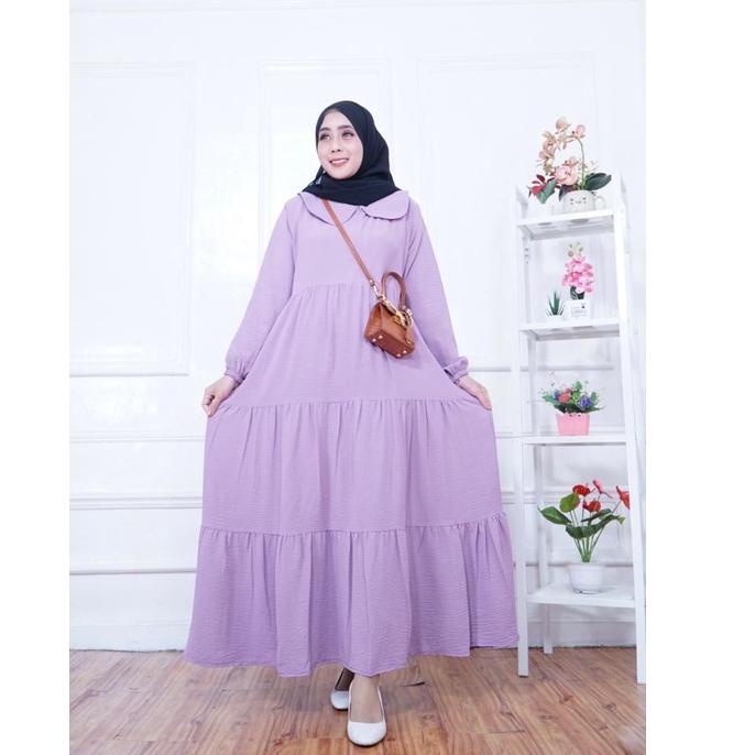 HOT Dress Crinkle - Ruby Dress - Dress Jumbo Bisa Cod