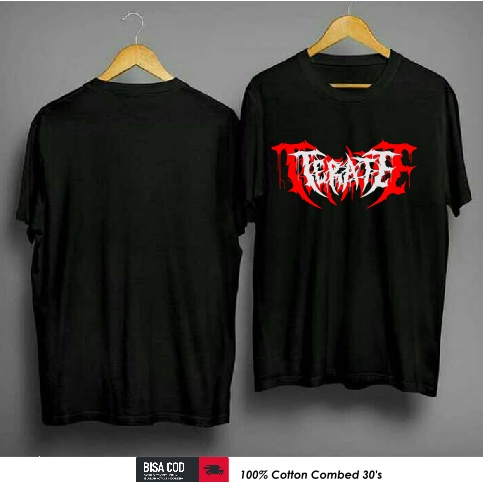 Baju Kaos Tshirt Pencak Silat PSHT TERATE warna PUTIH Cotton Combed 30s Kualitas Distro Termurah