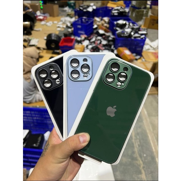 cod / Casing cod / ORIGINAL PREMIUM PRO LUX AG GLASS CASE MATTE iPhone 11 12 13 14 PRO MAX PLUS 13 P