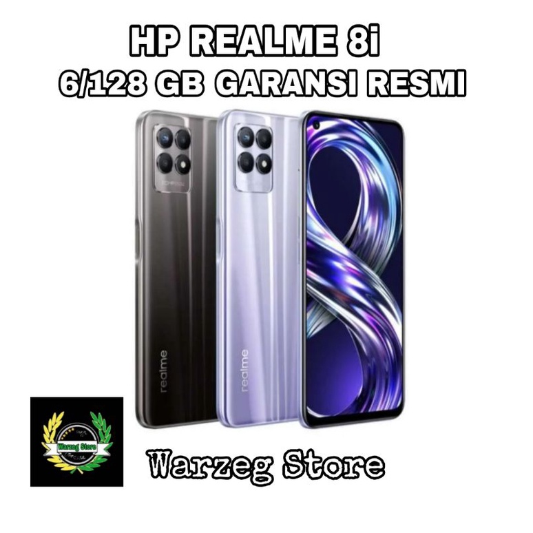 HP REALME 8i 6/128 GB - REALMI 8 i RAM 6GB ROM 128GB GARANSI RESMI