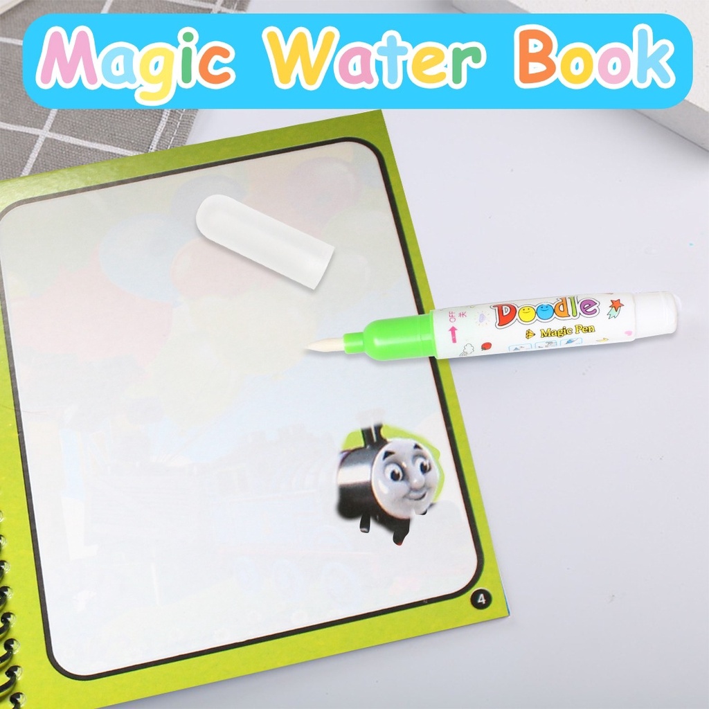 Buku gambar magic water book buku gambar ajaib drawing water