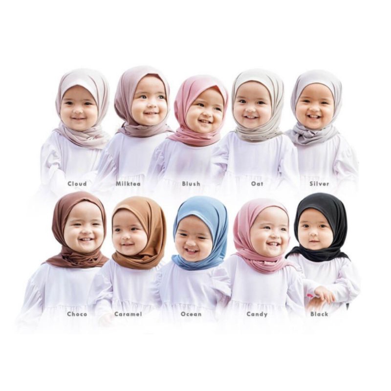 JILBAB ANAK PASHMINA INSTAN JERSEY OVAL