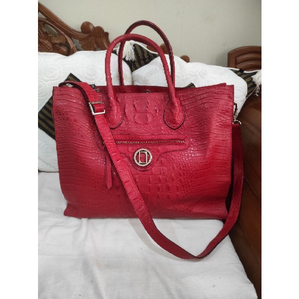 Preloved Authentic Laurel Tote Bags - Tas Kerja/Laptop/Pesta Wanita Kulit Asli Branded (BACA DESKRIP