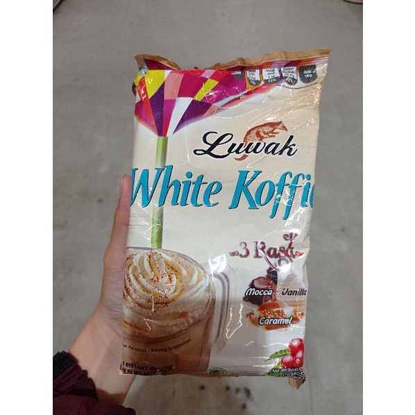 KOPI LUWAK WHITE COFFEE 3 RASA MOCA VANILLA CARAMEL 10X20G