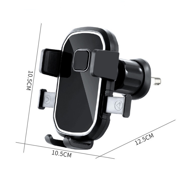 360° Rotatable Klip Arm Phone Holder Outlet Mobil Udara Non-slip Rak Universal Mobil Ponsel Stand Dashboard Navigasi Bracket