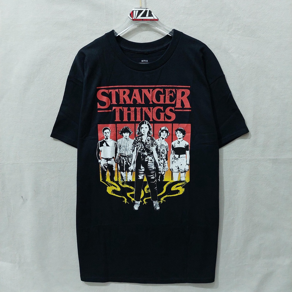 T Shirt Official STRANGER THINGS - 5 CHARACTERS Original