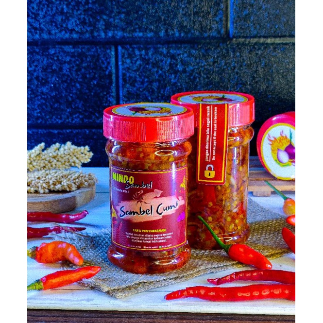 

Sambal Cumi Hommade By MINDO NYOK22 (150gr)
