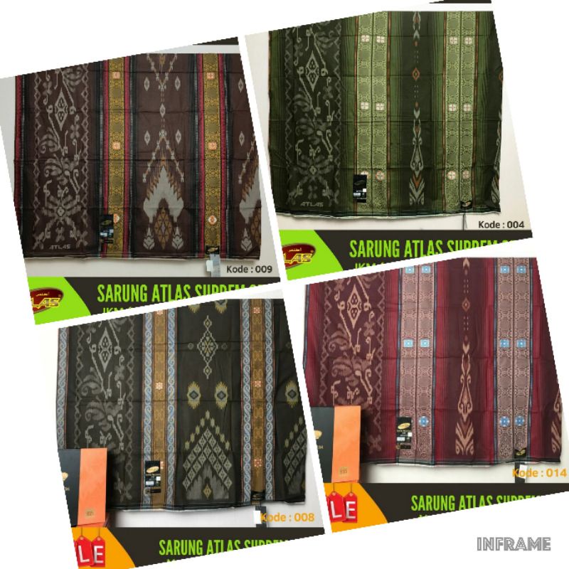 SARUNG ATLAS SUPREM Sarung BHS KWG DOBBY   EXCELLENT INFITY COSMO SKT DAM ROYAL BRONSE Sarung KETJUB