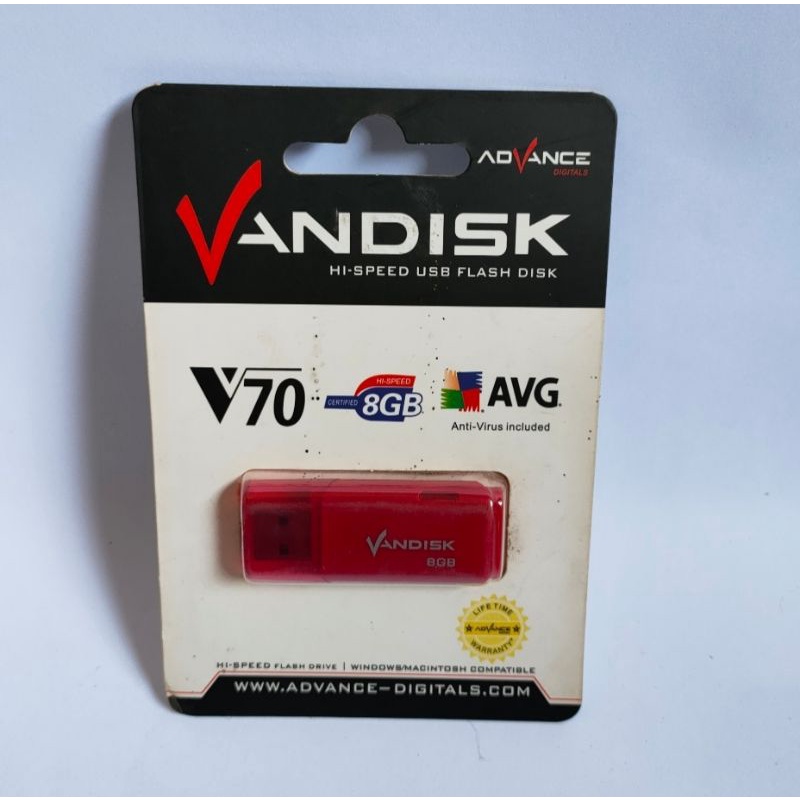 Flashdisk Vandisk Advance 8gb Original