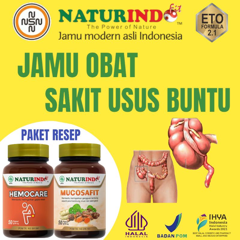 JAMU Obat Sakit Usus Buntu Sakit Perut Radang Usus Obat Sembelit Perut Masuk Angin Obat Mula Muntah 