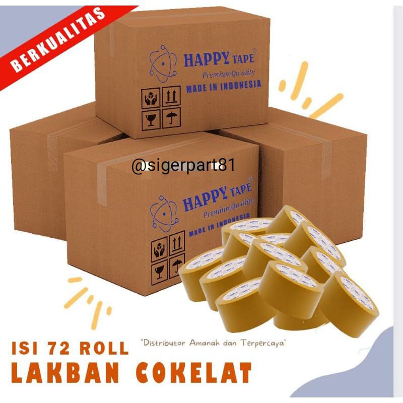 

LAKBAN COKELAT 48MM X 72 YARD /DUS 72pcs