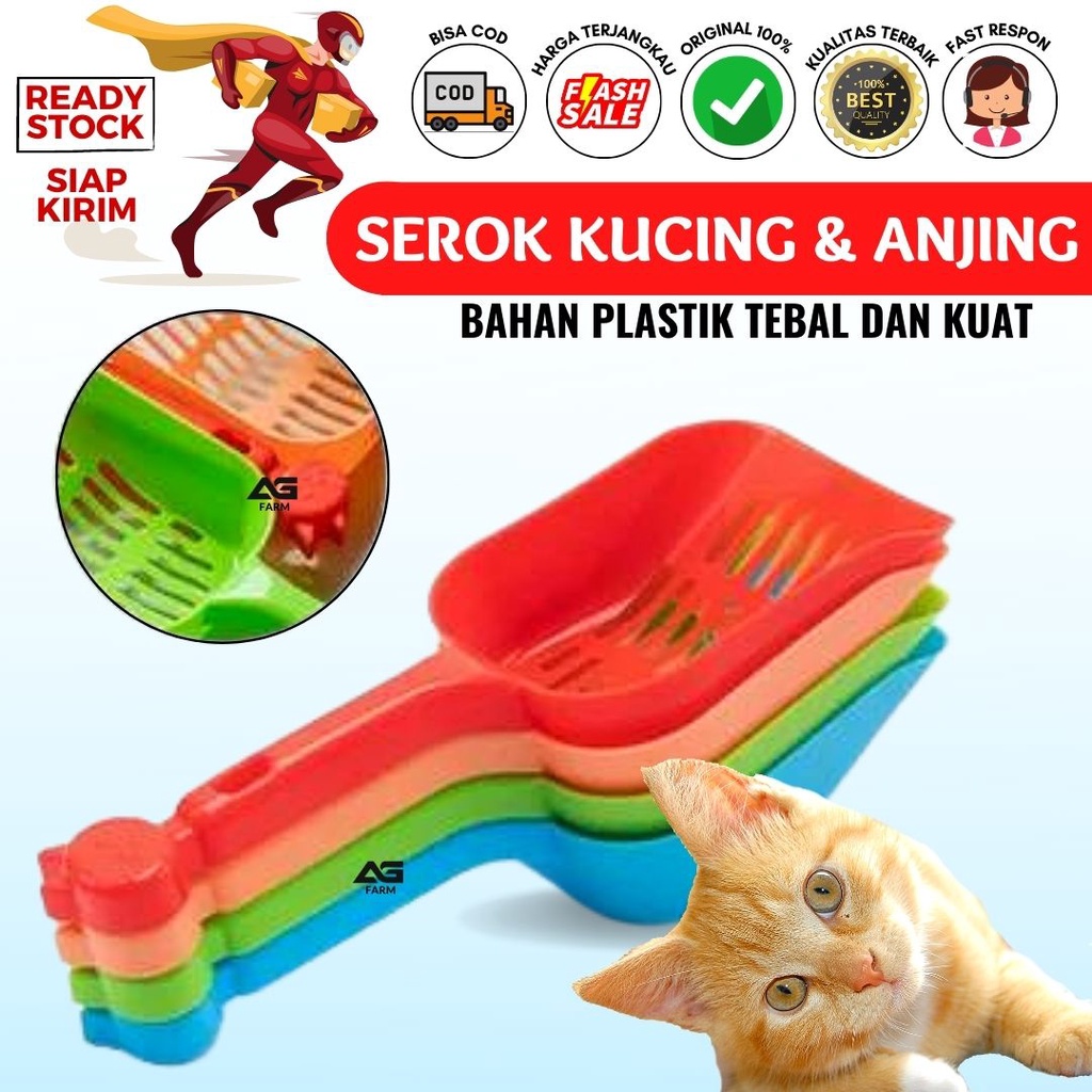 GROSIR / Serokan Pasir Kucing Anjing Kelinci Sekop Pasir Kucing Serokan Kucing Sekop Kucing Sekop Pa