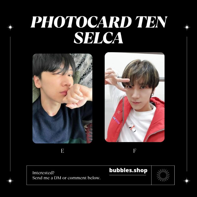 PHOTOCARD UNOFFICIAL TEN WAYV SELCA