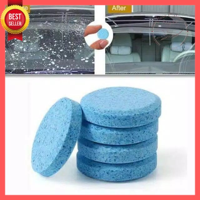 GOS -A401- Tablet Sabun Pembersih Wiper Kaca Mobil - Tablet Wiper Pembersih Kaca Mobil Anti Jamur - 1 Pcs Tablet Sabun Ajaib