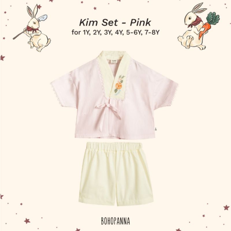 Bohopanna Kim Set - Cheongsam Girl Setelan Anak