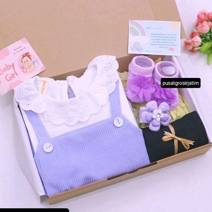 Hampers bayi perempuan baby girl newborn baby gift unisex kado lahiran parcel bayi