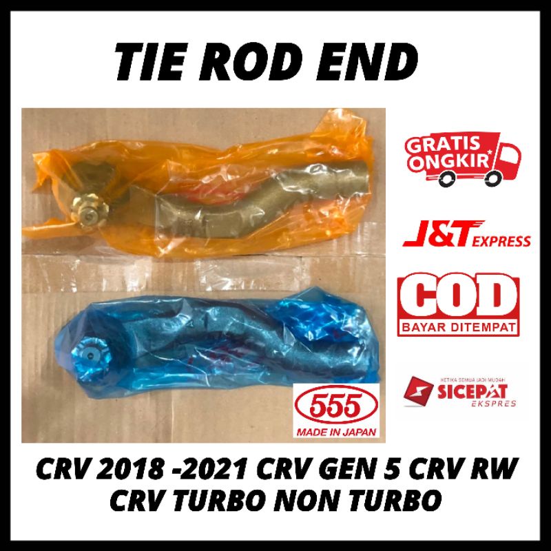 Tie Rod End Tierod SET Crv 2018-2021 Crv Gen 5 Crv RW Crv TURBO NON TURBO