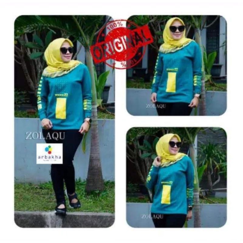 Kaos Zolaqu original murah/ kaos lengan panjang wanita bandung