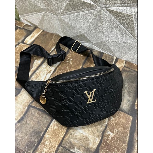 Tas Pinggang Wanita Bahan Emboss // Waistbag Wanita // Tas Fashion Wanita // Fashion Kekinian
